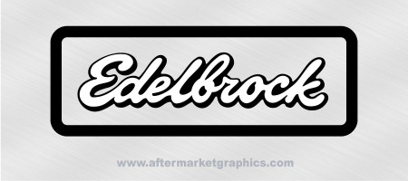 Edelbrock Decals - Pair (2 pieces)